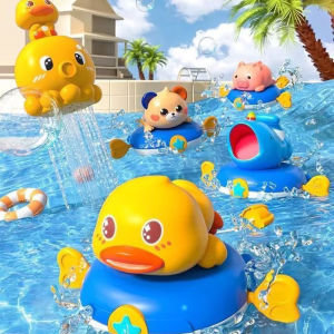 Baby Swim Duck Water Toys Bath Room Toys Water Spray Shower for Parent-Child Interactive