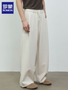 ROMON | Light Summer Tapered Loose Fit Trousers