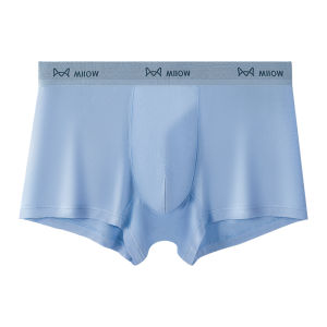 MiiOW Men Underwear Mens Modal 2024 New Arrival Boxer Briefs Boyshorts Head Nude Feel Classy Antibacterial