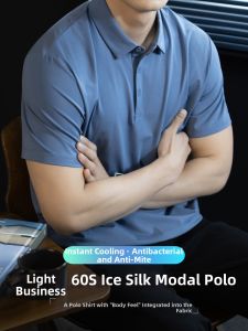PERDONTOO | Skin-Friendly Ice Silk Cool Polo Shirt