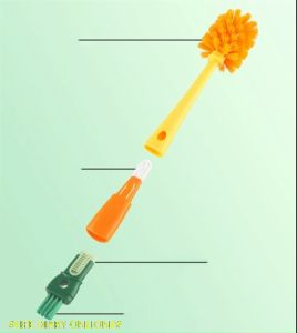 Long Handle Cleaning Cup Brush Water Cup Cleaning Milk Bottle Brush Wash Cup Brush Without Dead Ends to Tea Stains Small Brush Mug Brush Cup Cleaning Brush