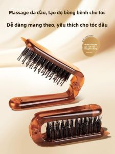 MONLEYTA | Cái Chải Tóc Lông Heo Dành Cho Tóc Thẳng Và Xõa