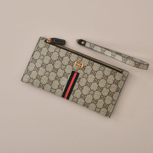 กระเป๋าสตางค์หนังบางเฉียบสำหรับผู้หญิง กระเป๋าใส่เหรียญ กระเป๋าถือแบบพกพา กระเป๋าใส่หนังสือเดินทาง กระเป๋าใส่ธนบัตรแบบยาว กระเป๋าใส่เหรียญแบบบางเฉียบ