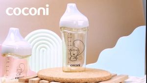 COCONI Triangle Feeding Bottle PPSU 150/240ML | Botol dot PPSU