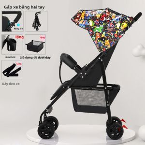 BONINGYU | Xe Đẩy Gập Nhẹ Có Thể Ngồi và Nằm
