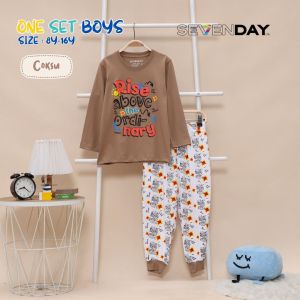 Sevenday Setelan Anak Laki Laki Lengan Panjang Oneset Pajamas