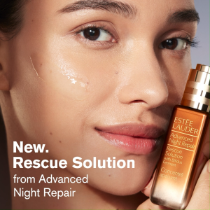 Estee Lauder Advanced Night Repair Rescue Solution with 15% Bifidus Ferment | Serum & Essence Daily Rescue/Post-Derm for Irritated Red Skin Hydration Glycolic Acid Lightweight Cooling | Skincare all skin types Sensitive | 5ml 20ml