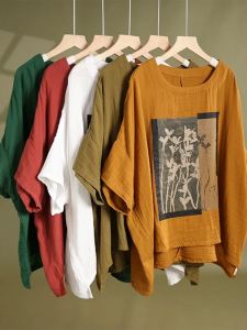 Big Sale Leak-Picking ~ Japanese Style Original Order Print Cotton Yarn T-shirt Womens Short Sleeve Loose Oversized Cover Belly Thin Cotton Linen Tops\\n\\n Introduction to Japanese Style Cotton Yarn T-shirt\\n\\nJapanese style cotton yarn t-shirts have gained immense popularity among fashion enthusiasts due to their unique design and high-quality craftsmanship. These t-shirts are known for their lightweight, breathable fabric and comfortable fit, making them perfect for both casual and formal occasions. The key features of Japanese style cotton yarn t-shirts include their soft texture, durability, and ability to retain their shape even after multiple washes.\\n\\n Overview of Japanese Style Cotton Yarn T-shirts\\n\\nJapanese style cotton yarn t-shirts are made from high-quality cotton yarn, which is carefully selected and spun to create a smooth and comfortable fabric. These t-shirts are designed with attention to detail, featuring unique prints and patterns that add a touch of elegance to any outfit. They are available in various colors and sizes, making them suitable for women of all ages and body types.\\n\\n Key Features of Japanese Style Cotton Yarn T-shirts\\n\\n- Soft texture and comfortable fit\\n- Lightweight and breathable fabric\\n- Durable and long-lasting\\n- Unique prints and patterns\\n- Available in various colors and sizes\\n\\n Discover the Benefits of Oversized Women's Tops\\n\\nOversized women's tops have become increasingly popular in recent years due to their comfort and versatility. These tops can be styled in various ways, making them perfect for both casual and formal occasions. They are also great for layering, providing warmth during colder months.\\n\\n How to Choose the Right Oversized Top\\n\\nWhen choosing an oversized top, it's important to consider the fabric, fit, and style. Look for tops made from high-quality materials like cotton or linen, which are breathable and comfortable. Also, make sure the top fits well and isn't too loose or tight. Finally, choose a style that complements your personal taste and body type.\\n\\n The Versatility of Oversized Women's Tops\\n\\nOversized women's tops can be styled in various ways, making them perfect for any occasion. Pair them with jeans or leggings for a casual look, or dress them up with a skirt or dress pants for a more formal outfit. They can also be layered over a tank top or blouse for added warmth during colder months.\\n\\n Exploring the Comfort of Cover Belly Thin Cotton Linen Tops\\n\\nCover belly thin cotton linen tops are a great choice for women who want to stay cool and comfortable during warmer months. These tops are made from a blend of cotton and linen, which provides a lightweight and breathable fabric. They are also designed to cover the belly area, providing added comfort and support.\\n\\n Understanding the Benefits of Thin Cotton Linen\\n\\nThin cotton linen is a great choice for summer clothing due to its lightweight and breathable properties. It is also moisture-wicking, meaning it can absorb sweat and keep you feeling dry and comfortable. Additionally, thin cotton linen is durable and long-lasting, making it a great investment for your wardrobe.\\n\\n How to Style Cover Belly Thin Cotton Linen Tops\\n\\nCover belly thin cotton linen tops can be styled in various ways, depending on your personal style and the occasion. For a casual look, pair them with shorts or jeans and a pair of sandals. For a more formal outfit, dress them up with a skirt or dress pants and heels. They can also be layered over a tank top or blouse for added warmth during cooler weather.\\n\\n Short Sleeve Leak-Picking T-shirt: A Must-Have for Women\\n\\nShort sleeve leak-picking t-shirts are a great choice for women who want a comfortable and stylish t-shirt that can be worn year-round. These t-shirts are made from high-quality cotton yarn, which provides a soft and comfortable fabric. They are also designed with attention to detail, featuring unique prints and patterns that add a touch of elegance to any outfit.\\n\\n Key Features of Short Sleeve Leak-Picking T-shirts\\n\\n- Soft texture and comfortable fit\\n- Lightweight and breathable fabric\\n- Durable and long-lasting\\n- Unique prints and patterns\\n- Available in various colors and sizes\\n\\n How to Care for Your Short Sleeve Leak-Picking T-shirt\\n\\nTo ensure your short sleeve leak-picking t-shirt stays looking its best, it's important to care for it properly. Wash it in cold water and hang it to dry to avoid shrinking or damaging the fabric. Avoid using bleach or harsh detergents, as they can damage the fabric and cause fading.\\n\\n Conclusion: Why Choose Japanese Style Cotton Yarn T-shirts & Oversized Women's Tops\\n\\nJapanese style cotton yarn t-shirts and oversized women's tops are a great choice for women who want to stay cool, comfortable, and stylish. They are made from high-quality materials, designed with attention to detail, and available in various colors and sizes. Whether you're looking for a casual or formal outfit, these tops can be styled in various ways to suit your personal taste and body type. So why wait? Shop now and enjoy the comfort and style of Japanese style cotton yarn t-shirts and oversized women's tops!\"