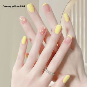 CHUBEISHI | Quick Drying Peelable Long-lasting Water-based Cheesecake Yellow Nail Polish