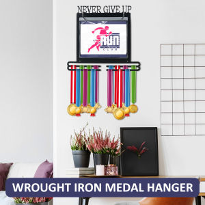 Sports Football Medal Display Metal Rack Hanger Holder Organizer Metal Frame Iron Medal Home Race Mounted Office Medal Decor New