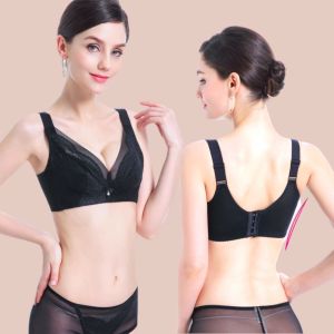 32/70~40/90CD size High Quality Women Graphene Material Floral Embroidery Fuction Thin Mold Cup without Wire Bra Underwear with panty