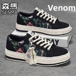 SENMA | Giày Vải Nam Tăng Chiều Cao Thoáng Khí