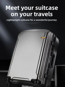 JIFANPAUL | Aluminum Frame Travel Luggage 20/24/26 Inches
