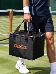 1Pcs Foldable Tennis Ball Storage Bag Durable Fabric Portable Outdoor Carry Bag for Tennis Sports