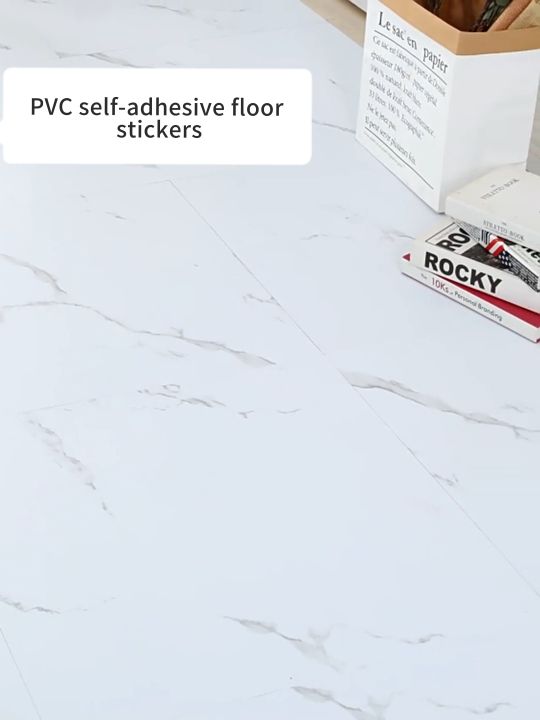 Marble vinyl tiles self adhesive stone pattern floor tiles sticker
