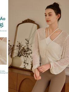 Moisture Wicking UV Protection Sheer Yoga Top
