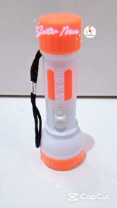 Senter Kecil Besar Warna Warni + Batu Baterai / Battery + Gantungan
