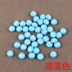 Acrylic DIY Jewelry Making Materials Colorful 3D Through-hole Beads Letter Shape Earring Bracelet Keychain Accessories