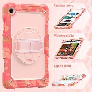 Girls for Samsung Tab A11 Plus CaseTab A9 Plus Case Heavy Duty Shockproof Protective Case with Screen Protector Rotating Stand Hand/Shoulder Strap for Galaxy Tab A11+ 11 inch 2025Tab A11 CaseTab A9+ CaseTab A9 Case