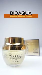 【BPOM】BIOAQUA 24K Gold Skin Care Essence Cream Day Cream Night Cream Brighty Moisturizer Wajah Glowing Krim Malam / BIOAQUA 24K Gold Skin Care Essence Cream Day Cream Night Cream Brighty Moisturizer Wajah Glowing Krim Malam