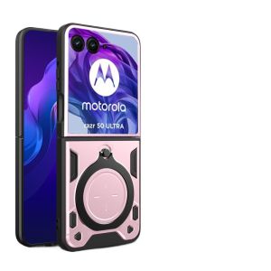 szhaiyu | Heavy Duty Protective Magnetic Cover For Motorola Moto Razr 70 60 50 40 Ultra Razr+ 2026 2025 2024 Case With Ring Holder Stand
