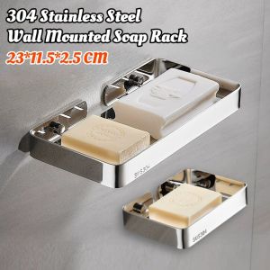304 Stainless Steel Soap Holder for Bathroom Soap Holder Organizer Soap Dish Soap Case Soap Rack for Bathroom