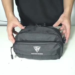 Motorcycle Handlebar Bag Universal Dirt Bike E-bike Handle Bar Front Fork Tool Bag Barrel Bags Riding Shoulder Chest Bag For BMW