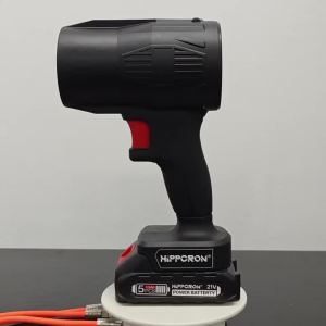 Máy Thổi Lá Không Dây Hippcron 21V USB-C Động Cơ Tốc Độ Cao 30000 Vòng/phút Máy Thổi Khí Gia Đình Mạnh Mẽ Để Làm Sạch Lá Rụng/mảnh Vụn