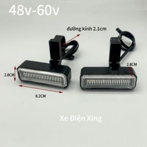 đèn xi nhan xe điện 1 cặpđèn báo rẽ phù hợp xe đạp điện xe máy điện 36v 48v 60v 72v phù kiện phù tùng xe đạp điện