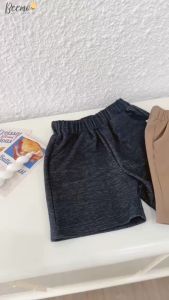 Set bộ cộc tay Beemo thêu hình gấu trượt ván vải da cá thoáng mát cho bé trai từ 9-24kg 5144BHB