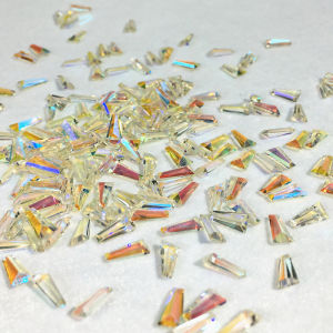 Aurora Ice Sugar Resin Nail Art Decorations Colorful Diamonds Sharp Bottom Two Styles Beautiful Nails Ice Blocks Fashionable