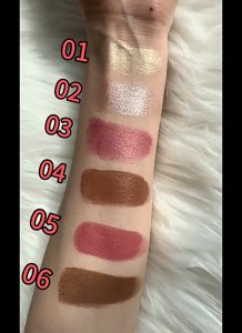 Charming highlighter stick brightens shadows three-dimensional makeup brightens skin tone blush cream makeup contour natural nude highlighter blush stick vitality smooth blush highlighter stick