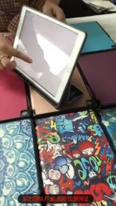 IPad Pro 12.9 Inch 2021 M1 Bookcover Flip Case Magnetic Casing Cover Motif Soft Stand