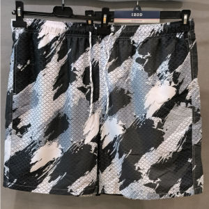 plus Size Beach Shorts Mens Summer Loose Thin Quick Dry Casual Five-Quarter Length Printed Shorts High Waist Fashion Urban Style