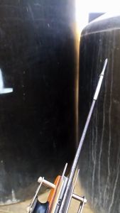 As Baja Hitam 6mm Panjang 100cm