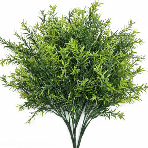 1/3Pcs Artificial 7Forks Plants Plastic Persian Fern Leaves for Home Wedding Party Decoration Flower Arrangement Accessories
