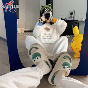 QiaoYiLuo ขายดี💜รองเท้าแตะใส่ในบ้าน-หน้าร้อน-กันน้ำ-แฟชั่น รองเท้า Prowow