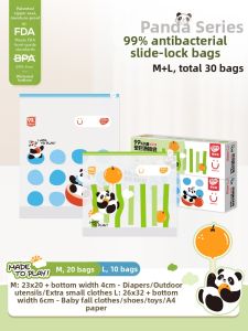 Easy Your Home | Infant Clothes Storage Bag Transparent Zip Lock