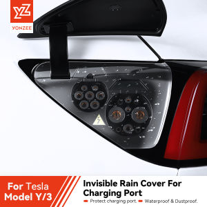 YZ For Tesla Model 3 Y Highland Juniper 2021-2025 Charger Port Cover Outdoor Rainproof Protection Dustproof Covers accessory