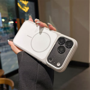For MagSafe Magnetic Skin Feeling Phone Case For iPhone 13 14 15 16 17 Pro Max Metal Lens Protection Matte Shockproof Back Cover
