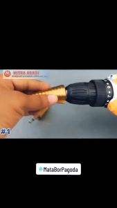 1 Set = 3 pcs Mata Bor Pagoda Step Drill Bit HSS Hex Shank Step Cone / Pyramid