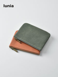 Vegetable Tanned Full-Grain Leather Cowhide Retro Coin Purse Men and Women Soft Leather Card Holder Portable Driving License Driving License Cosmetics Bag