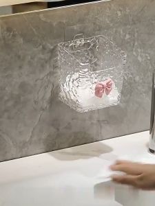 OFM-C1262 Kotak Penyimpanan Serbaguna Tanpa Bor / Rak Dinding Tempat Penyimpanan Cabai Bawang Bumbu