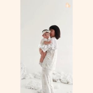 Celemek Bayi - Baby Burp Bib Printed Bamboo - Baby Loop