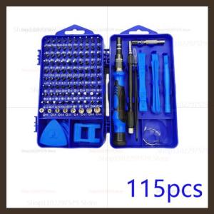 115 in 1 Multifunctional Screwdriver Set Electronics Repair Tools for Computers Phones Household Insulation Screwdriver Kit
