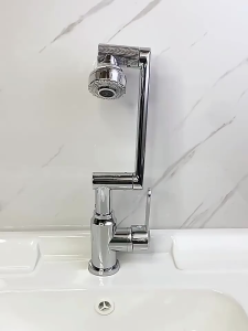 【in stock】1080° Degree Rotation Multifunctional Sink Faucet 304 Stainless Steel ABS Plastic Copper core cold/hot Bathroom Faucet Wall Mounted Tap Lavatory Faucet Kitchen Faucet