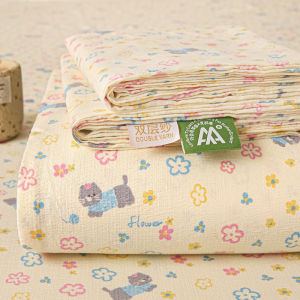 KAMONI | Bộ Chăn Ga In Hoa Văn Voan Đơn Không Phải Cotton Toàn Phần