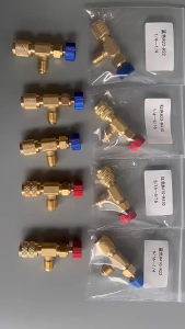 Liquid Safety Valve Air Conditioning Refrigerant Safety Adapter for R12 R22 R410 Air Conditioner Man