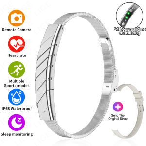 LIGE | 2026 New Ultra-Slim No Screen Smart Bracelet Scientific Sleep 24-Hour Health Monitor Step Count Sports Smart Watch for Women Men