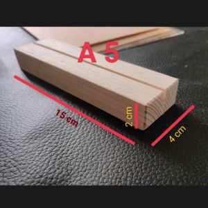 Stand acylic / dudukan akrilik kayu dudukan akrilik
